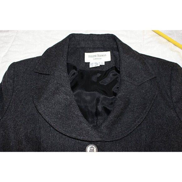 Helene Berman - 50s-Style Retro, Peplum Hem 3-Button Blazer - Large - Cute!! - Picture 4 of 13